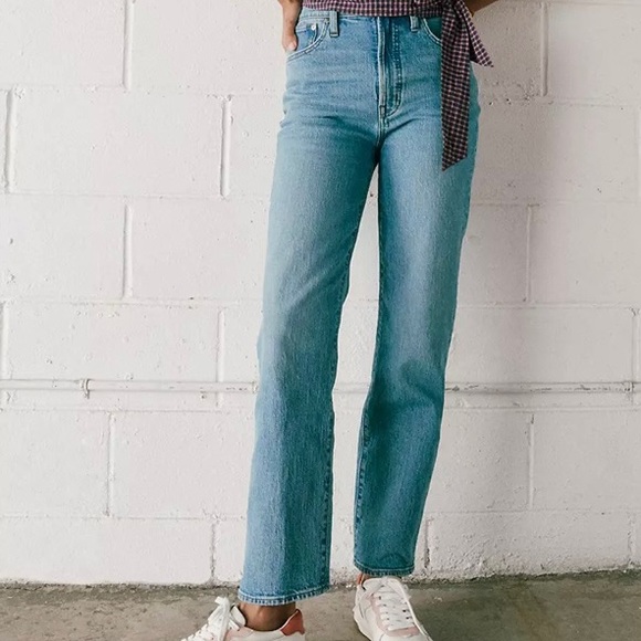 Madewell Perfect Vintage Full Length High Rise Jeans, size 32 - Picture 3 of 11